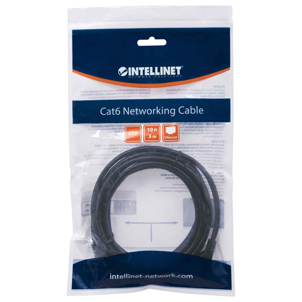Intellinet 3&#39; Network Cable, Cat6, UTP in Black, , large