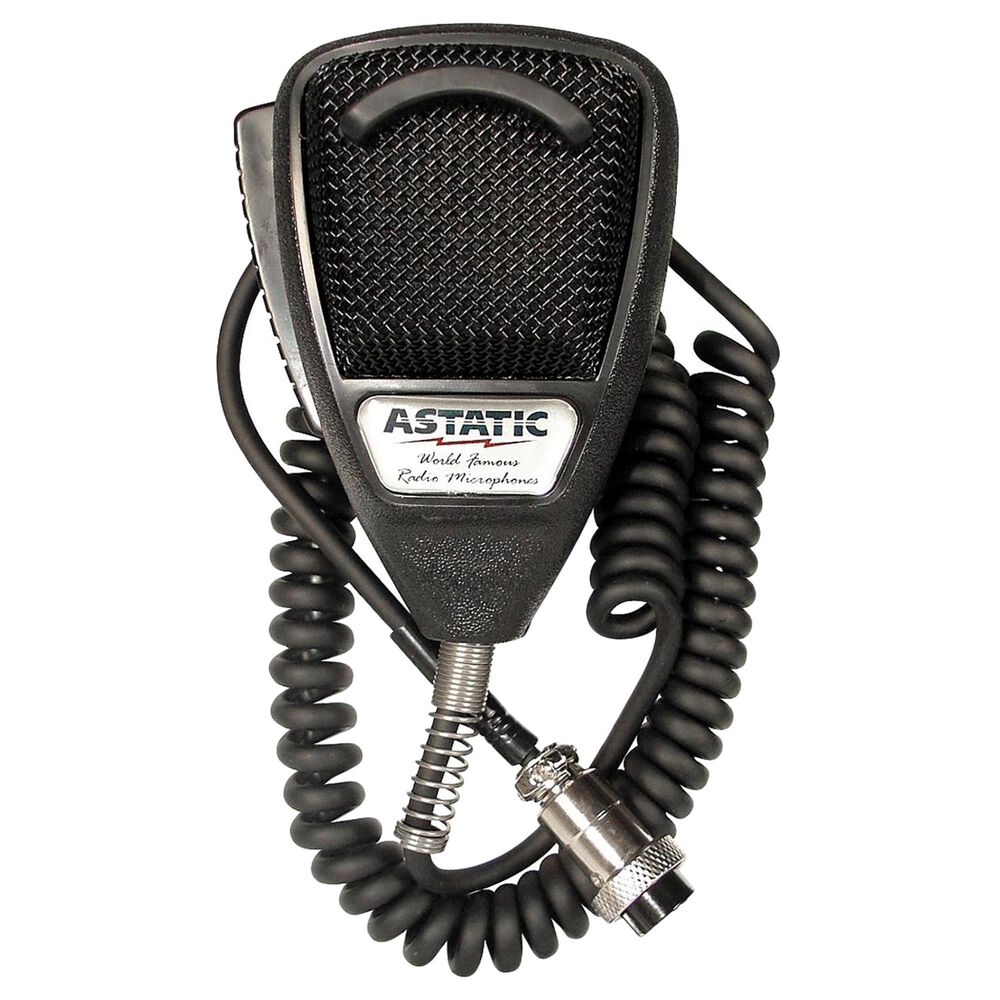 Astatic Noise-Cancelling 4-Pin Cb Microphone Bl, , large