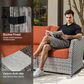 HOMLUX 12-Piece Patio Conversation Set in Orange Red, , large