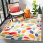 Safavieh Cabana CBN369A 9" x 12" Ivory and Green Indoor/Outdoor Area Performance Rug, , large