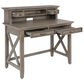Homestyles Mountain Lodge Desk with Hutch in Gray, , large