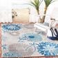 Safavieh Cabana CBN832F 5"3" x 7"6" Grey and Blue Indoor/Outdoor Area Performance Rug, , large