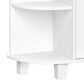 RiverRidge Home Brookfield 1-Door Floor Cabinet with Side Shelves in White, , large