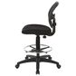 OSP Home DC Series Deluxe Mesh Back Drafting Chair in Black, , large