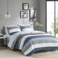 Hampton Park Jaxon 7-Piece Queen Comforter Set with Bed Sheets in Blue and Grey, , large
