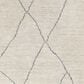 Surya Nalan 9" x 12" Off-White, Charcoal and Black Area Rug, , large