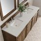 James Martin Bristol 72" Double Bathroom Vanity Cabinet in Saddle Brown, , large