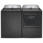 GE Profile 5 Cu. Ft. Top Load Impeller Washer and 7.4 Cu. Ft. Electric Dryer Laundry Pair in Diamond Gray, , large