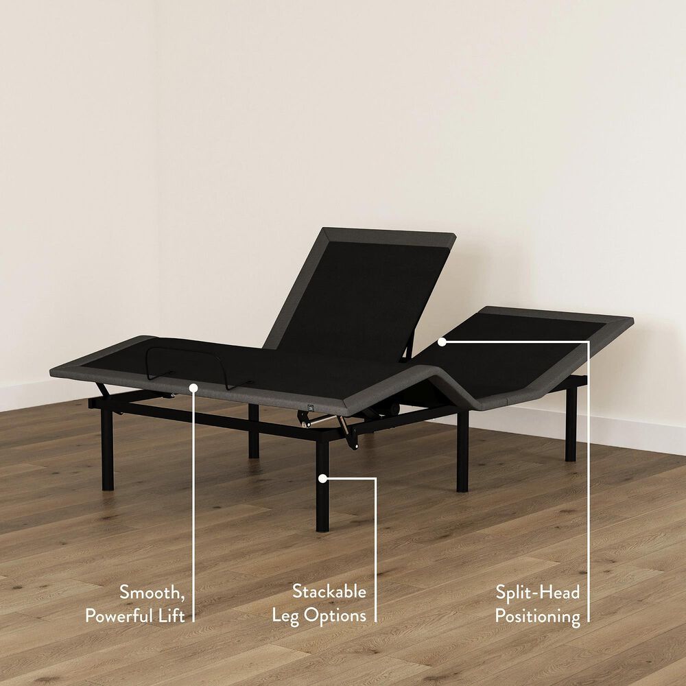 Serta iSeries NXG 4500 Hybrid Plush Flex Head King Mattress with Glideaway Flex Head Adjustable Base, , large