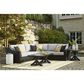 Ashley Beachcroft Square End Table in Black and Light Gray, , large