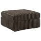 Ashley Midnight-Madness Oversized Accent Ottoman in Chocolate, , large