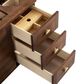 James Martin Vanities Amberly 48" Single Bathroom Vanity in Walnut with 3 cm Arctic Fall Solid Surface Top and Rectangular Sink, , large