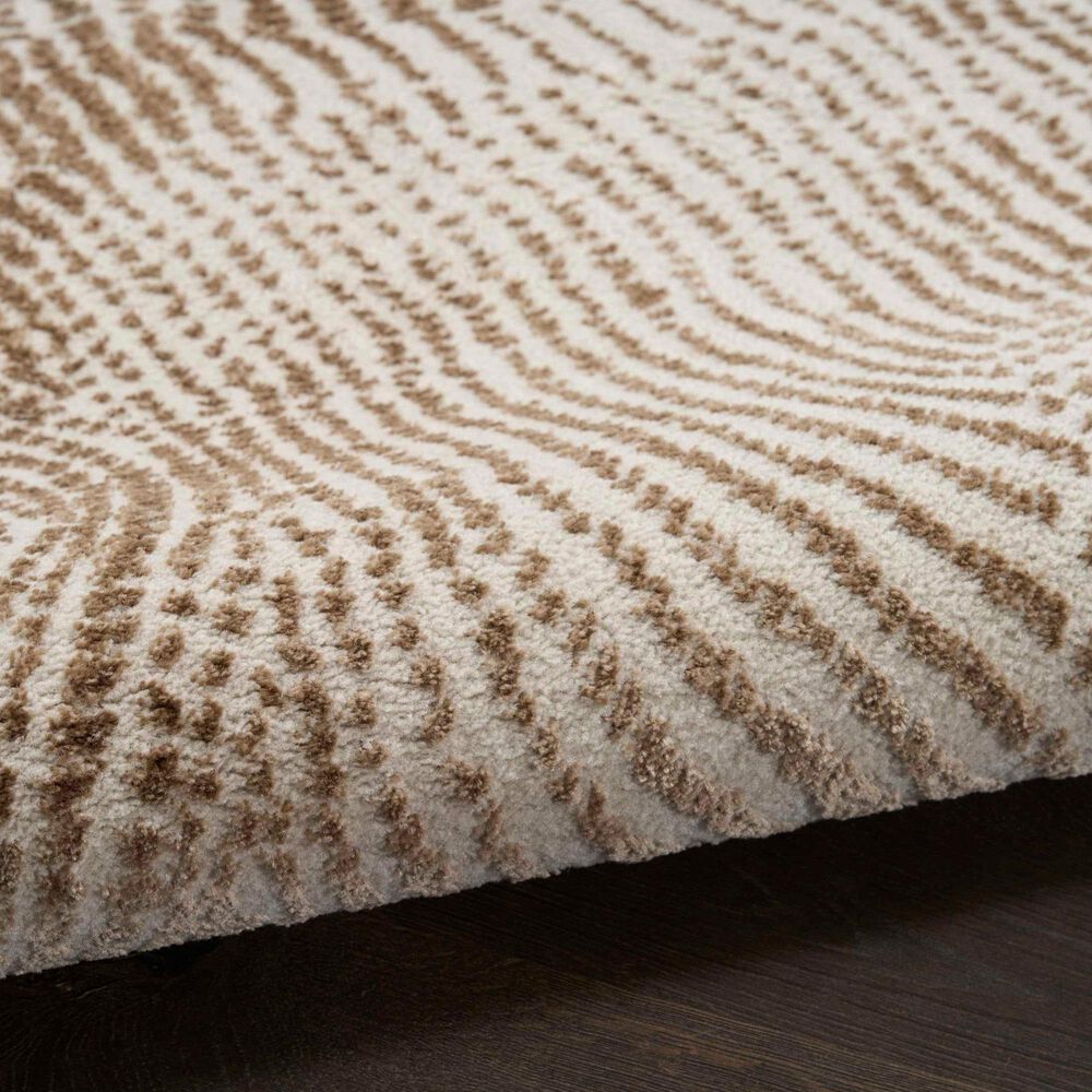Nourison Central Park West CEP01 Beige and Brown 9&#39; x 12&#39; Area Rug, , large