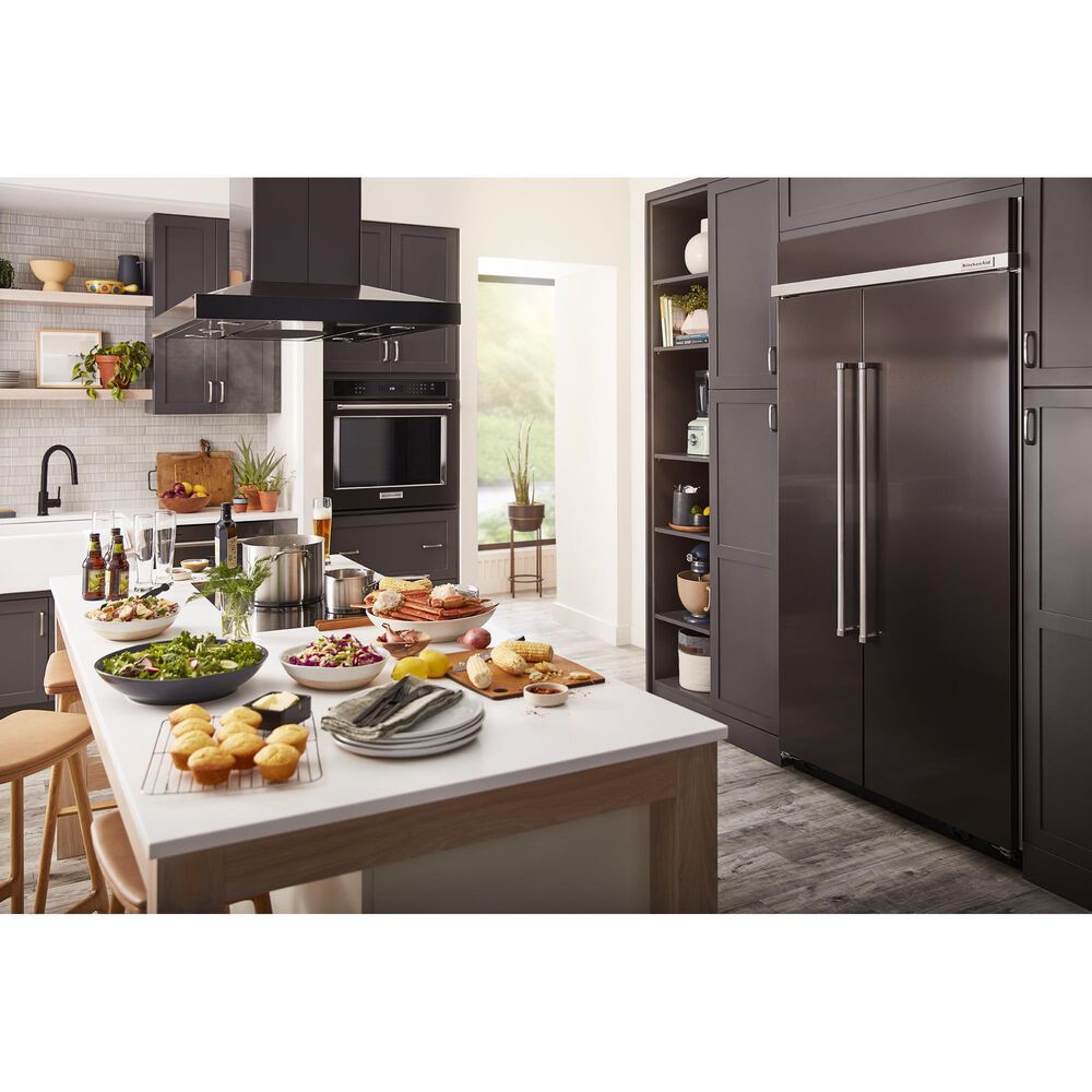 KitchenAid 30&quot; Built-In Electric Induction Cooktop in Black, , large