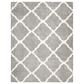 Safavieh Parma Shag PMA521G 8" x 10" Grey and Cream Area Rug, , large