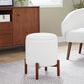 Lumisource Daniella Storage Ottoman in White, , large