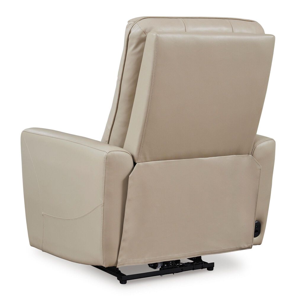 Ashley Pisgham Power Recliner with Adjustable Headrest in Sand, , large