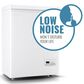 HOMLUX 4 Cu. Ft. 21" Chest Freezer with 2 Removable Baskets in White, , large