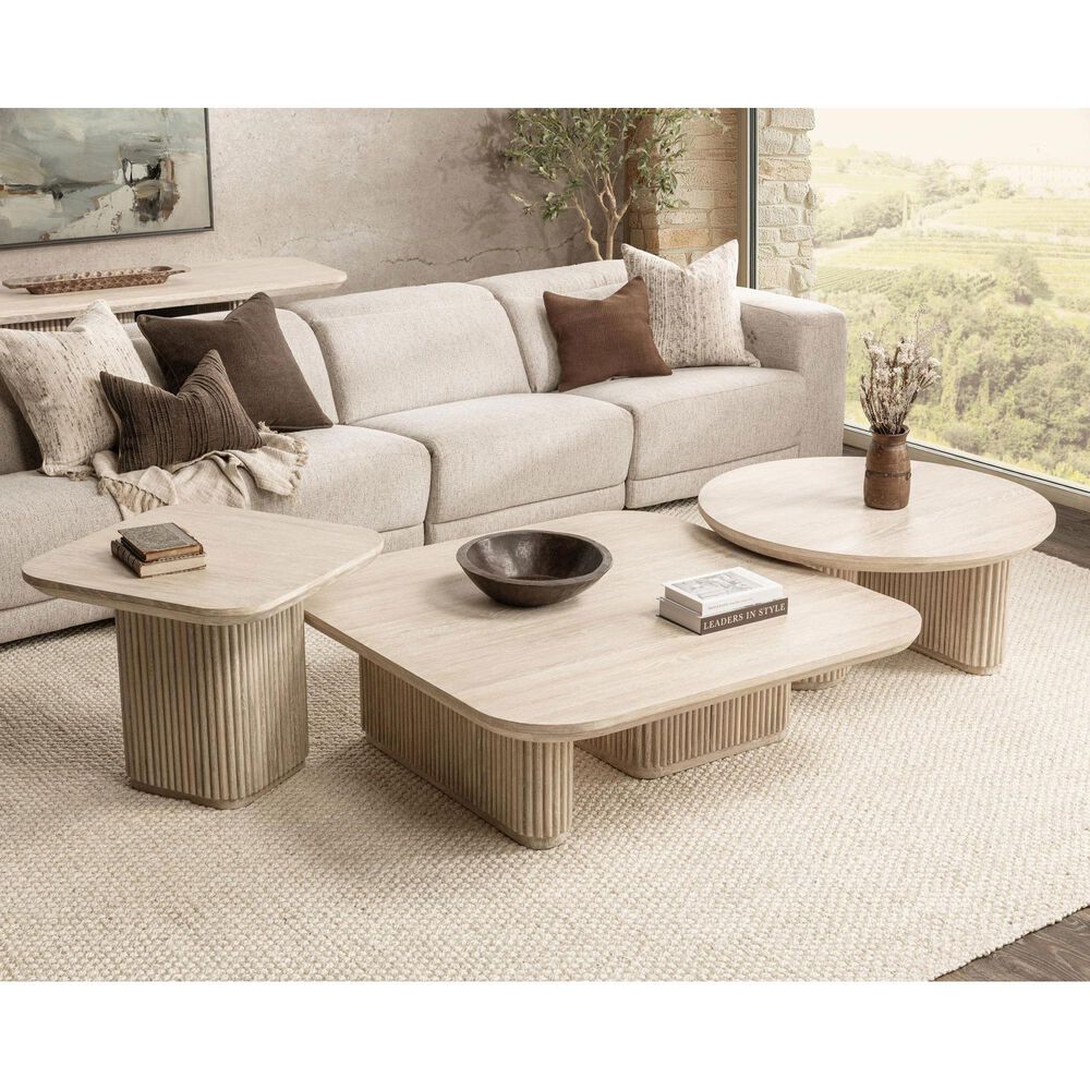 Classic Home Vander End Table in Cream Washed, , large