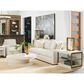 Lexington Furniture Carmel Point Lobos Rectangular End Table in White and Brass, , large