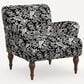 Rifle Paper Co Crafted by Cloth and Company Bristol Chair in Canopy Black/Cream, , large