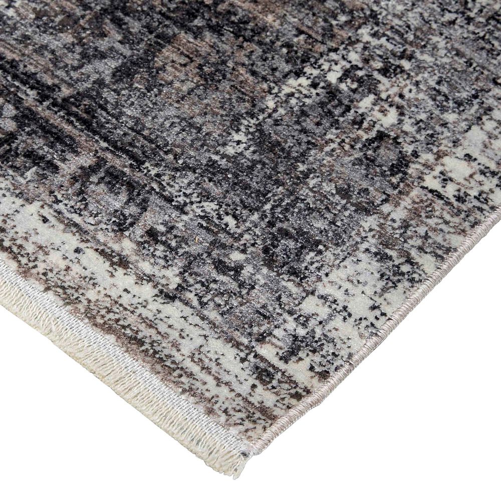Feizy Sarrant 4&#39; x 5&#39;3&quot; Gray Area Rug, , large