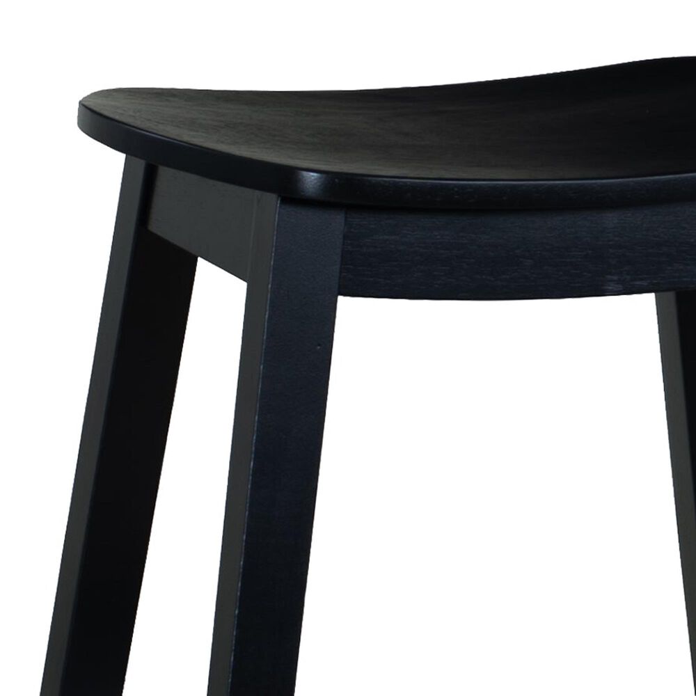 Linden Boulevard Culver 26" Counter Stool in Black, , large