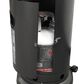 Az Patio Heaters 87" Patio Heater with Table in Hammered Silver, , large