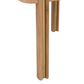 Fairfield Chair Portobello Square End Table in White, Light Brown and Brushed Brass, , large