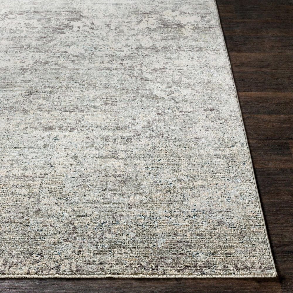 Surya Presidential Ice Blue, Gray, Dusty Sage, Wheat, Charcoal, Ivory, Blue, Light Olive, Saffron and Orange 11&#39;6&quot; x 15&#39;6&quot; Area Rug, , large