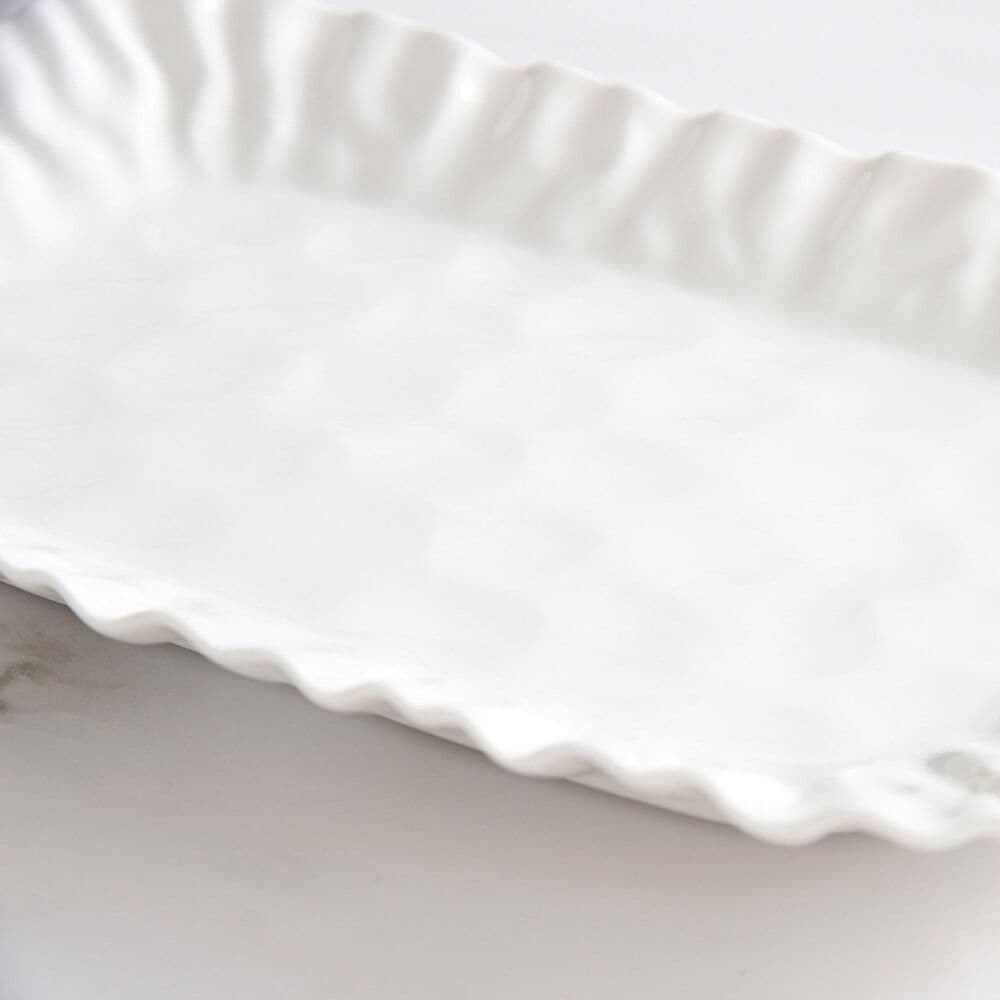 Pampa Bay Mascali Bianca Small Deep Tray in White, , large