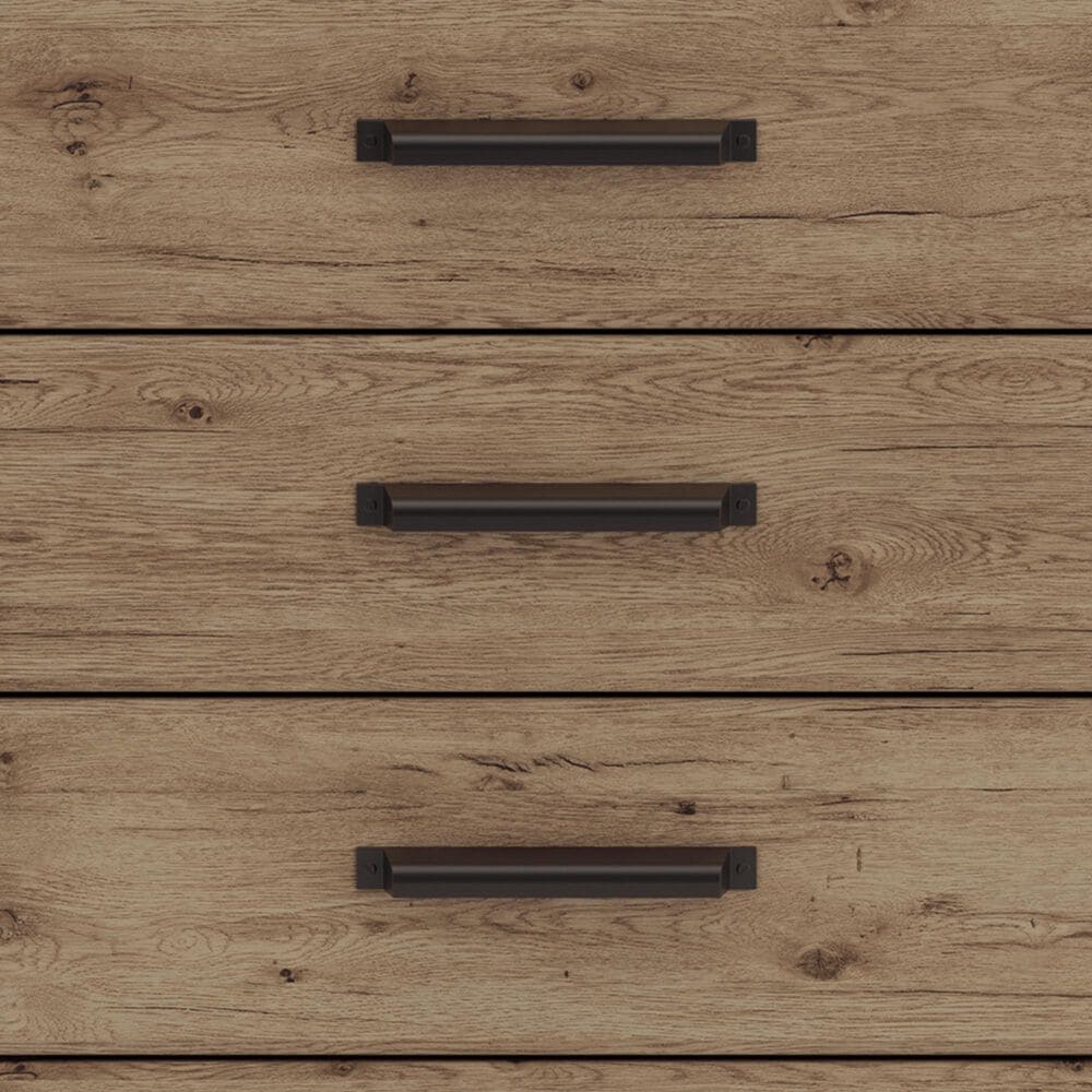 Ashley Oliandon 5-Drawer Chest in Natural Rustic, , large