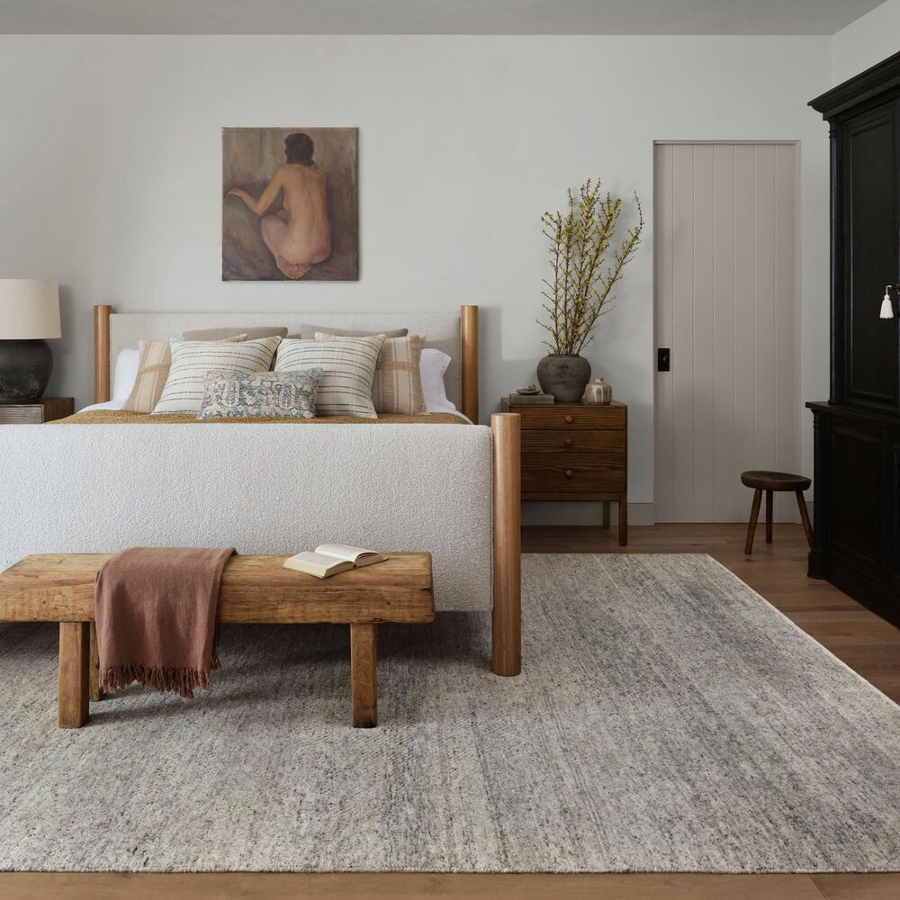 Amber Lewis x Loloi Collins 8&#39; x 10&#39; Pebble and Silver Area Rug, , large