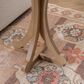 Linden Boulevard Dylan Sculptural Pedestal End Table in Natural, , large