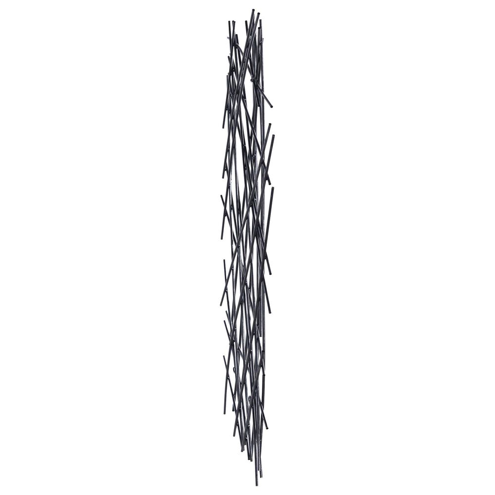 Flair Industries 41&quot; x 20&quot; Abstract Metal Wall Sculpture in Silver, , large