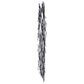 Flair Industries 41" x 20" Abstract Metal Wall Sculpture in Silver, , large