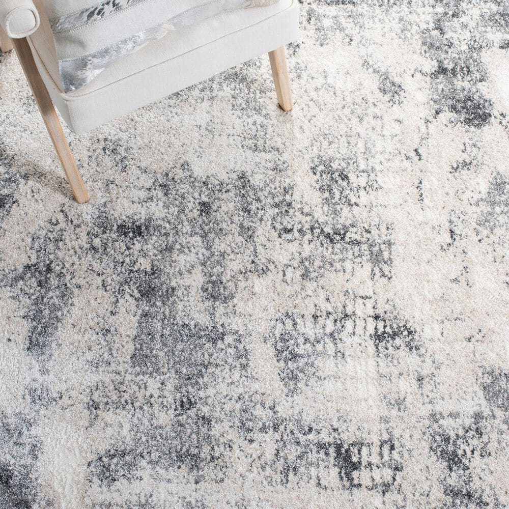 Safavieh Aston ASN704 9&#39; x 12&#39; Ivory and Grey Area Rug, , large
