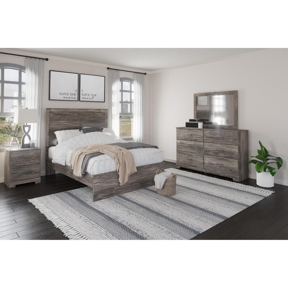 Ashley Ralinksi 2 Drawer Nightstand in Gray, , large