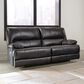 Ashley Mountainous Power Reclining Sofa with Adjustable Headrest in Eclipse, , large