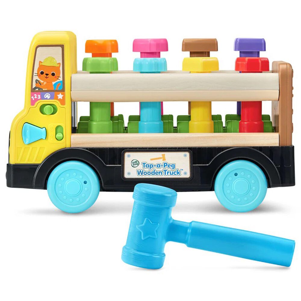 Leapfrog Tap-A-Peg Wooden Truck Vehicle, , large