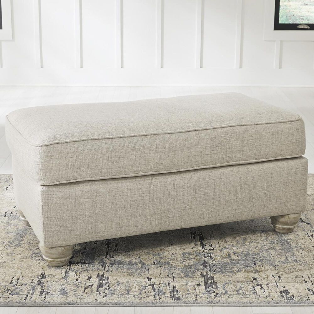 Ashley Traemore Ottoman in Linen, , large