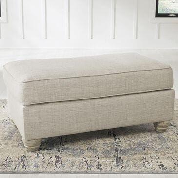 Ashley Traemore Ottoman in Linen, , large