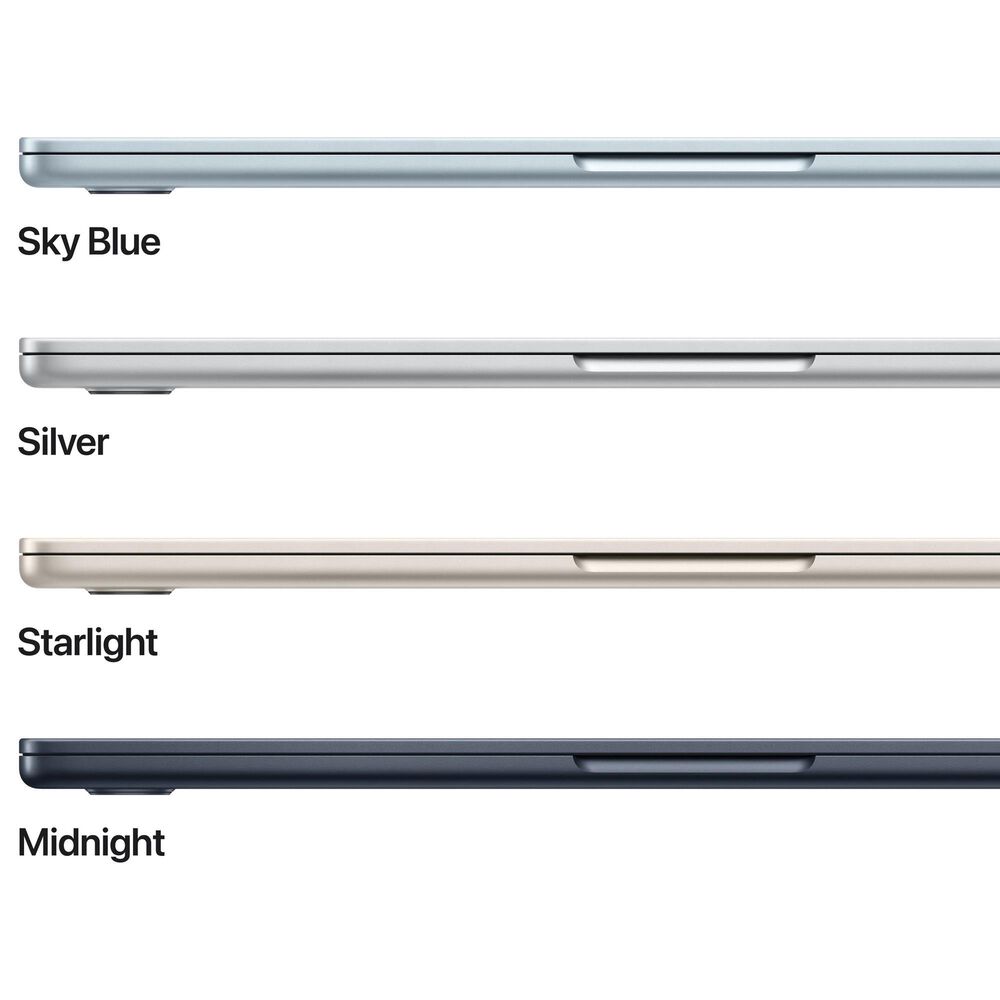 Apple MacBook Air 13-inch Laptop M4 chip - 10 Core CPU - 10 Core GPU - 16GB Memory - 512GB SSD - Midnight &#40;Latest Model&#41;, , large