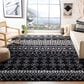 Safavieh Tulum TUL229Z 8" x 10" Black and Ivory Area Rug, , large
