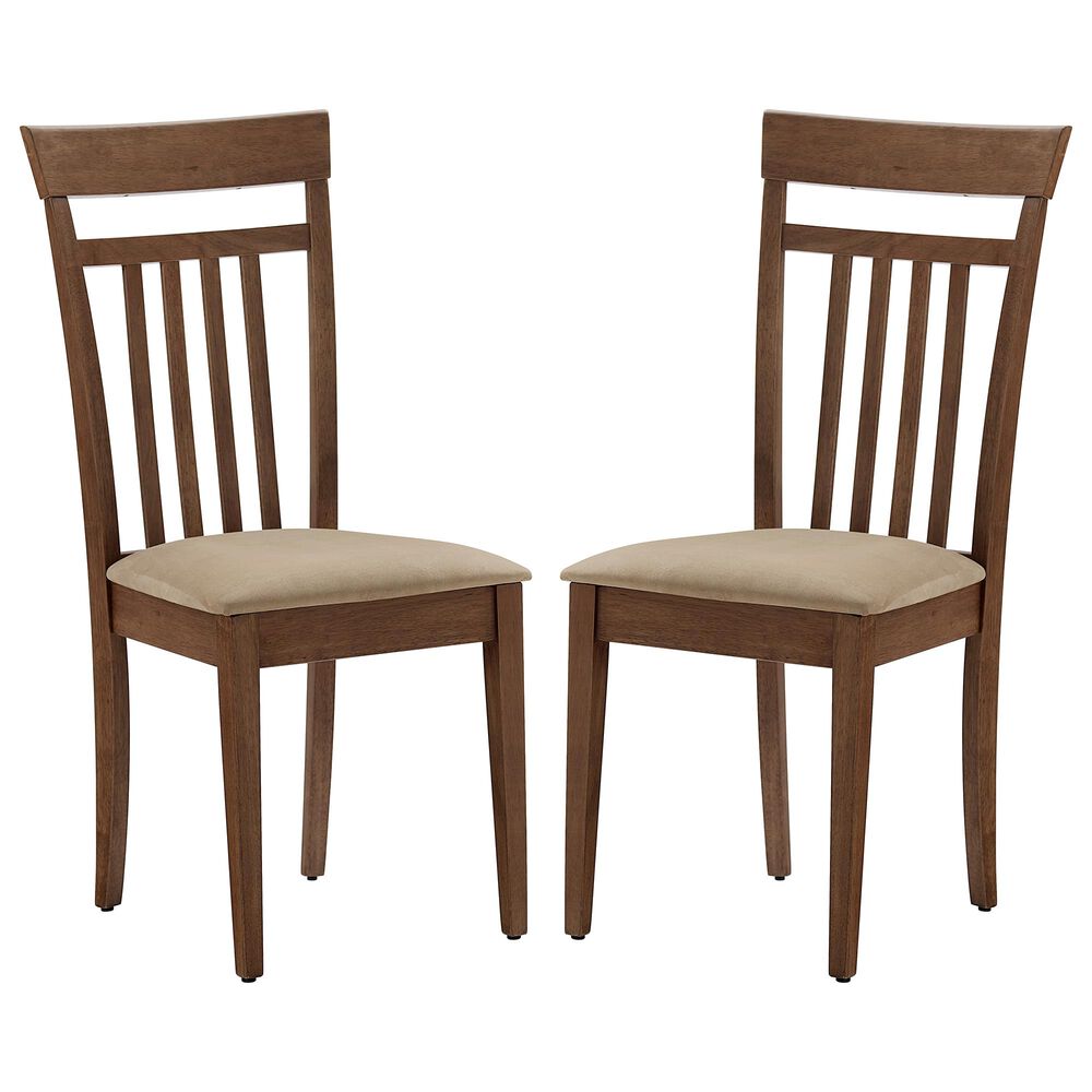 Tiddal Home Palmer Dining Chair in Coffee Brown (Set of 2), , large