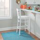Linon Home Decor Teresa Bar Stool in White, , large