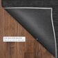 Dalyn Rug Company Soft Essentials Solid Black 3" x 5" Area Rug, , large