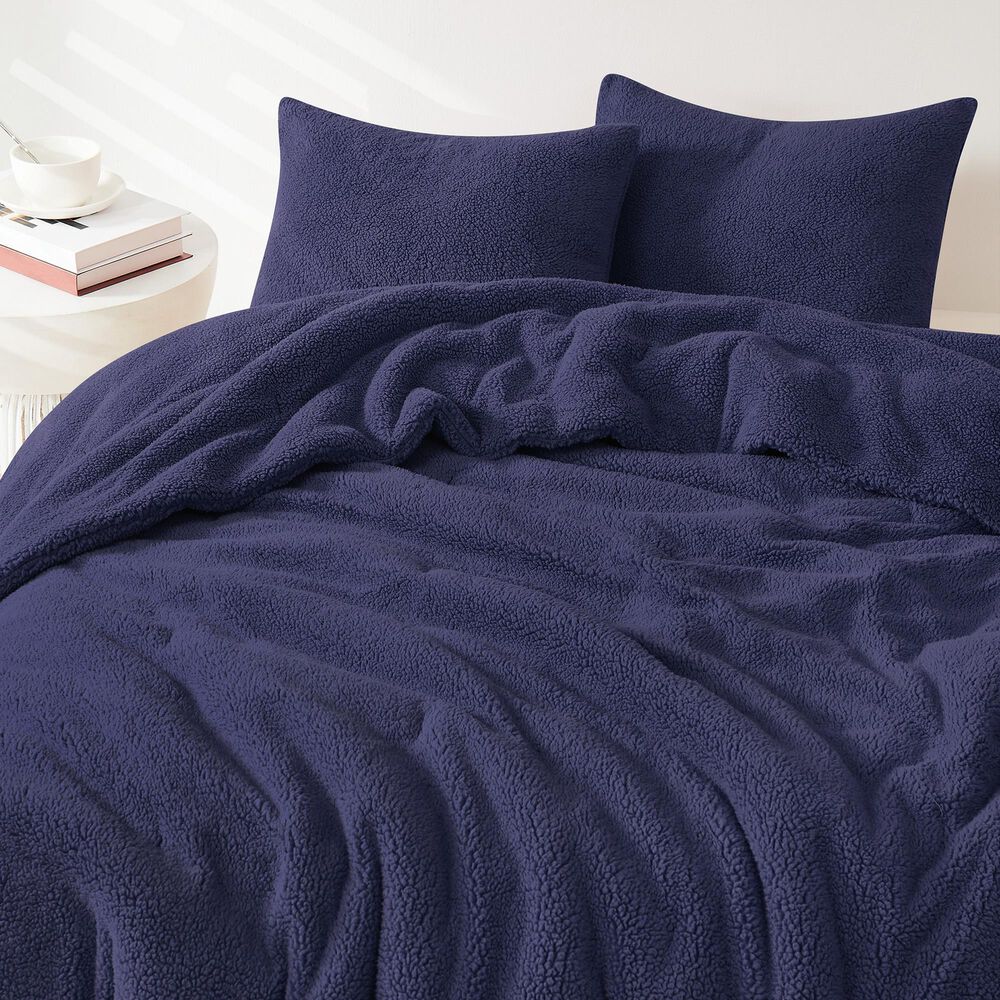 Pem America Marshmallow 3-Piece Full/Queen Comforter Set in Navy, , large