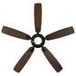 Minka-Aire Dyno 52" Ceiling Fan with Dark Walnut Blades in Coal, , large