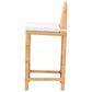 Baxton Studio Zariah Bar Stool in Natural Brown, , large